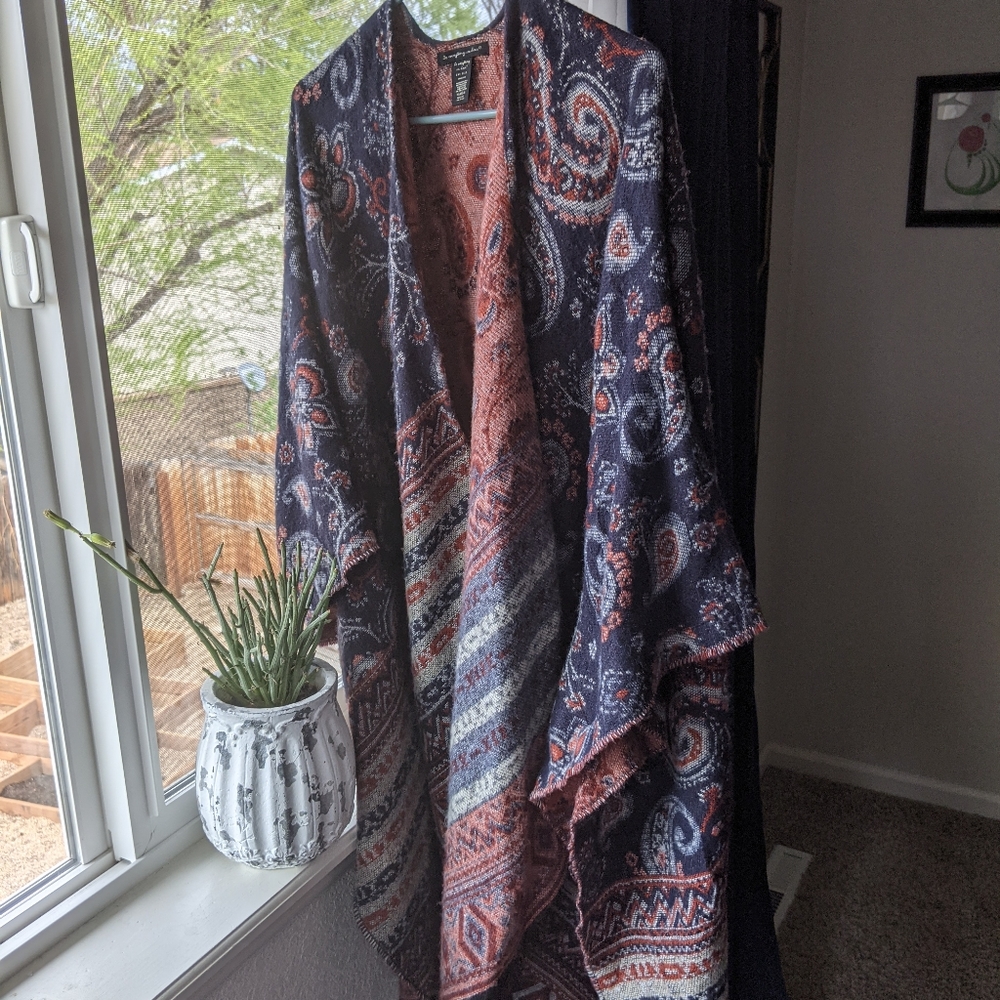 Paisley warm Shrug/ Shawl / Wrap